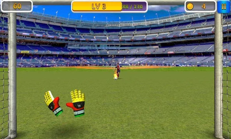 Super Goalkeeper - Soccer Game (упер Вратарь) [МОД: Много монет, Открытые уровни и Мега MOD] Screenshot 4