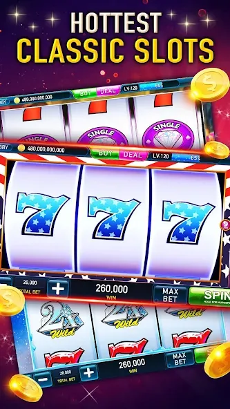 Slots Cash:Vegas Slot Machines (Слотс Кэш) [МОД: Все открыто, Дополнительные деньги и Меню MOD] Screenshot 4