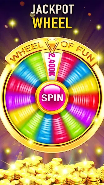 Slots Cash:Vegas Slot Machines (Слотс Кэш) [МОД: Все открыто, Дополнительные деньги и Меню MOD] Screenshot 5