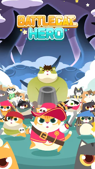 Battle Cat Hero (Баттл Кэт Герой) [МОД: Много денег, Монет и Все открыто] Screenshot 1