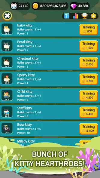 Battle Cat Hero (Баттл Кэт Герой) [МОД: Много денег, Монет и Все открыто] Screenshot 3