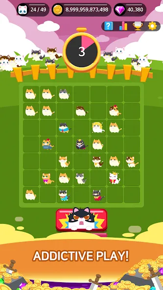 Battle Cat Hero (Баттл Кэт Герой) [МОД: Много денег, Монет и Все открыто] Screenshot 4