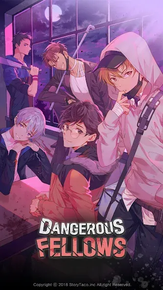 Dangerous Fellows:Otome Dating [МОД: Много денег, Монет и Все открыто] Screenshot 1