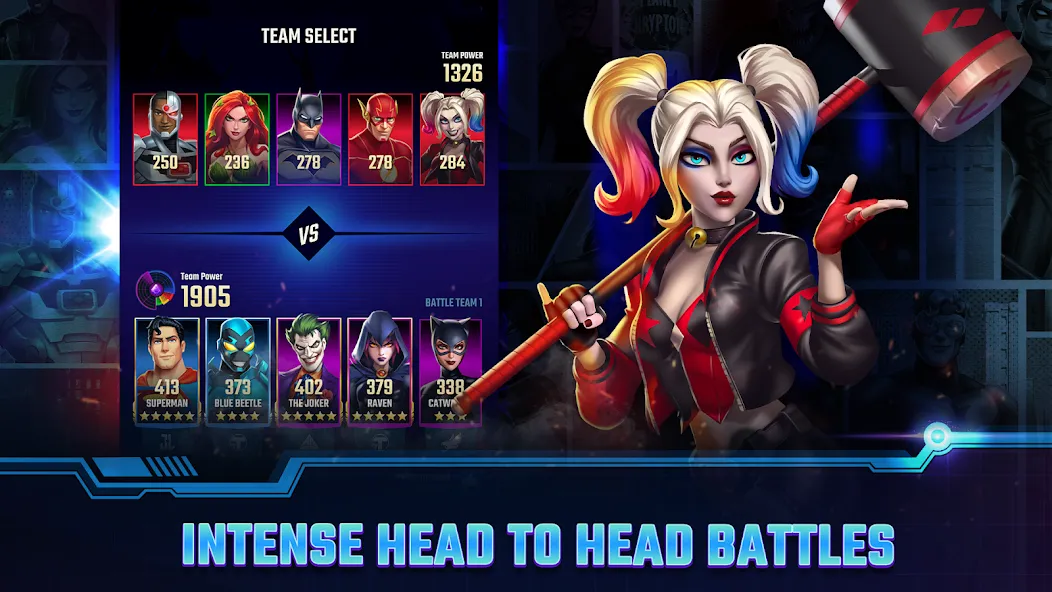 DC Heroes & Villains: Match 3 [МОД: Бесконечные деньги, Монеты и Мега MOD] Screenshot 2