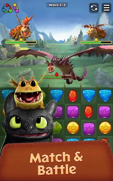 Dragons: Titan Uprising (Драгонс) [МОД: Много денег, Монет и Все открыто] Screenshot 1