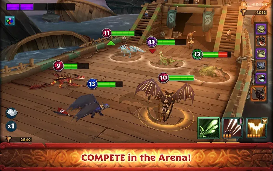Dragons: Rise of Berk (Драгонс) [МОД: Все открыто, Дополнительные деньги и Меню MOD] Screenshot 3