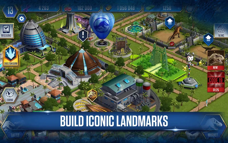 Jurassic World™: The Game (Джурассик Ворлд) [МОД: Деньги, Монеты и Меню MOD] Screenshot 2