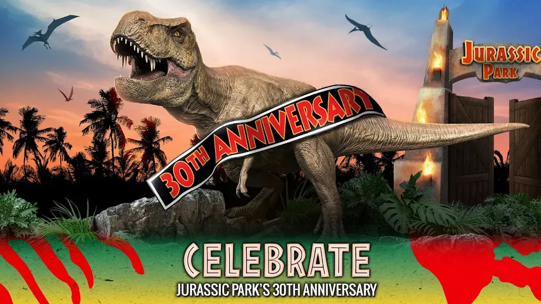 Jurassic World Alive (Джурассик Ворлд) [МОД: Меню, Бесконечные монеты и Открытые уровни] Screenshot 1