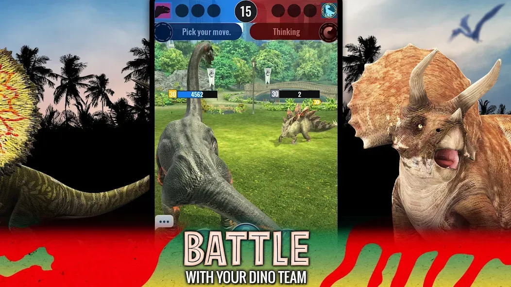 Jurassic World Alive (Джурассик Ворлд) [МОД: Меню, Бесконечные монеты и Открытые уровни] Screenshot 5