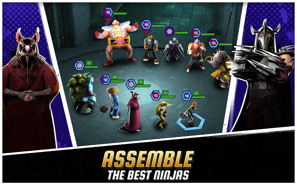 Ninja Turtles: Legends [МОД: Все открыто, Дополнительные деньги и Меню MOD] Screenshot 1