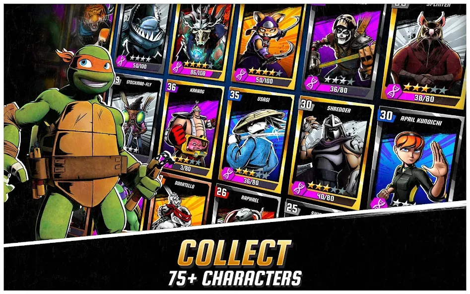 Ninja Turtles: Legends [МОД: Все открыто, Дополнительные деньги и Меню MOD] Screenshot 4