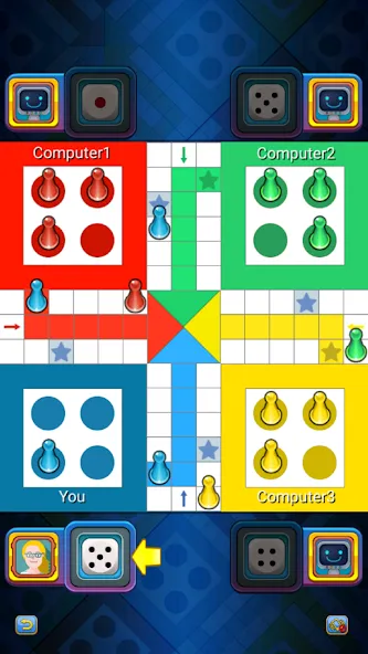 Ludo Master™ - Ludo Board Game (Лудо Мастер) [МОД: Меню, Бесконечные монеты и Открытые уровни] Screenshot 2