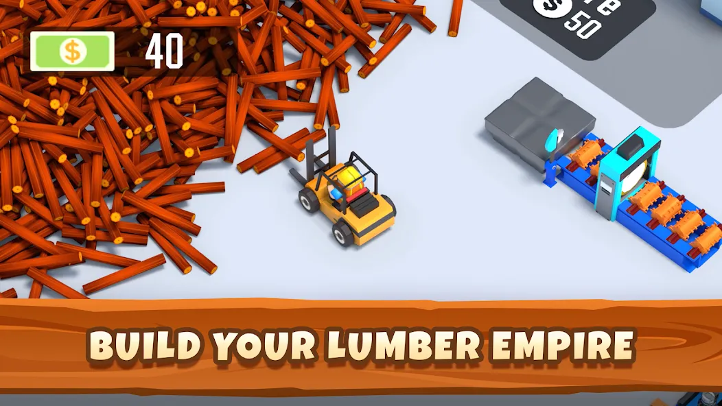 Idle Lumber - Bedrijfs Magnate (Айдл Ламбер) [МОД: Деньги, Монеты и Меню MOD] Screenshot 3