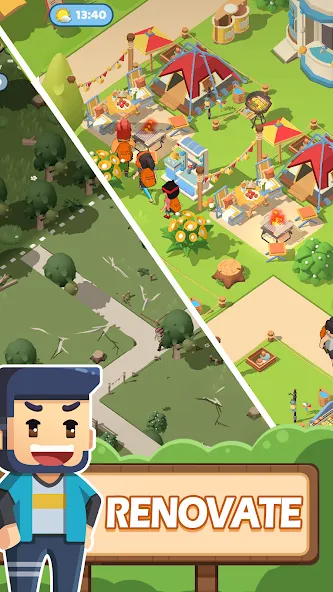 Campsite Craze: Puzzle Merge (Кемпинговая Лихорадка) [МОД: Все открыто, Дополнительные деньги и Меню MOD] Screenshot 4