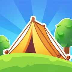 Скачать Campsite Craze: Puzzle Merge (Кемпинговая Лихорадка) [МОД: Все открыто, Дополнительные деньги и Меню MOD] | Взлом Campsite Craze: Puzzle Merge на Андроид