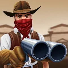 Скачать West Cowboy Western Polygon [МОД: Меню, Бесконечные монеты и Открытые уровни] | Взлом West Cowboy Western Polygon на Андроид