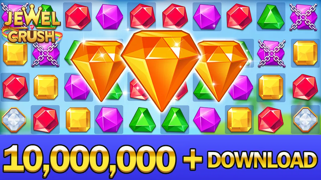 Jewel Crush™ - Match 3 Legend [МОД: Бесконечные деньги, Монеты и Мега MOD] Screenshot 5