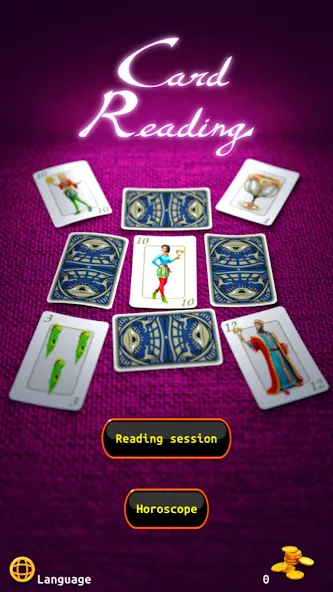 Card Reading (Кард Ридинг) [МОД: Деньги, Монеты и Меню MOD] Screenshot 1