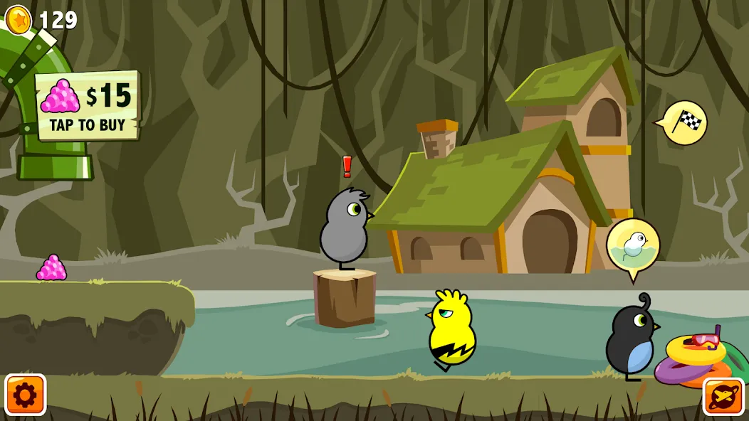 Duck Life 4 (Дак Лайф 4) [МОД: Все открыто, Дополнительные деньги и Меню MOD] Screenshot 1