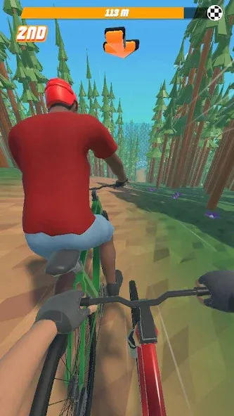 Bike Hill 3D (Байк Хилл 3Д) [МОД: Деньги, Монеты и Меню MOD] Screenshot 1