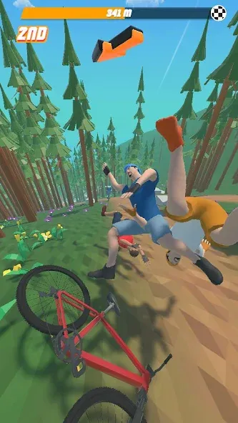 Bike Hill 3D (Байк Хилл 3Д) [МОД: Деньги, Монеты и Меню MOD] Screenshot 3
