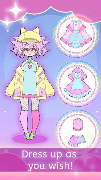 Moon's Closet dress up game [МОД: Бесконечные деньги, Монеты и Мега MOD] Screenshot 2