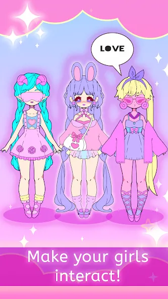 Moon's Closet dress up game [МОД: Бесконечные деньги, Монеты и Мега MOD] Screenshot 5
