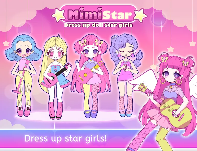 Mimistar dress up chibi doll (Министар) [МОД: Много денег, Монет и Все открыто] Screenshot 1