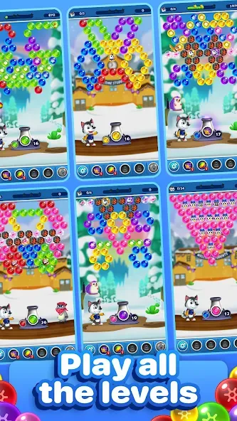 Bubble Pop Games: Shooter Cash [МОД: Меню, Бесконечные монеты и Открытые уровни] Screenshot 4
