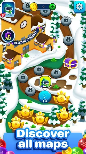 Bubble Pop Games: Shooter Cash [МОД: Меню, Бесконечные монеты и Открытые уровни] Screenshot 5