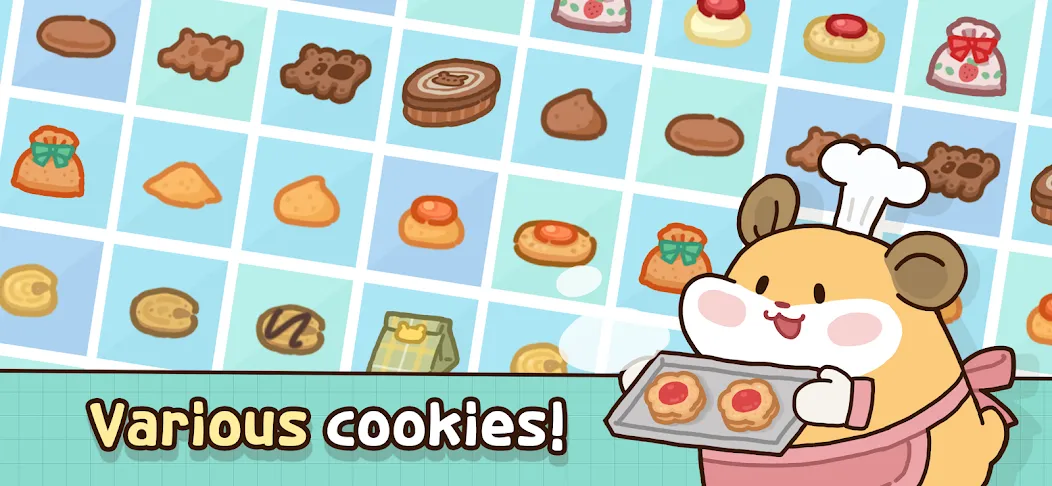 Hamster Cookie Factory [МОД: Меню, Бесконечные монеты и Открытые уровни] Screenshot 2