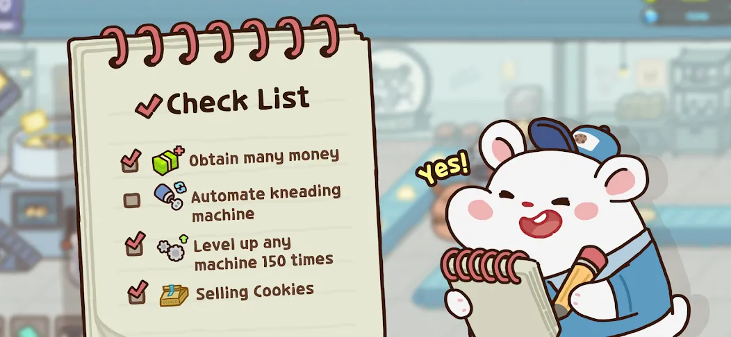 Hamster Cookie Factory [МОД: Меню, Бесконечные монеты и Открытые уровни] Screenshot 3