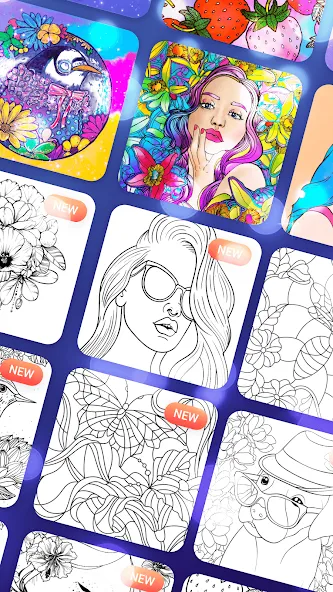 Magic Paint: Color by number (Магик Пейнт) [МОД: Меню, Бесконечные монеты и Открытые уровни] Screenshot 3
