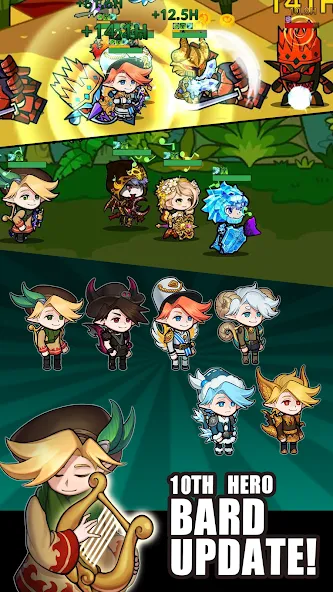 Infinity Heroes : Idle RPG (Инфинити Герои) [МОД: Бесконечные деньги, Монеты и Мега MOD] Screenshot 2