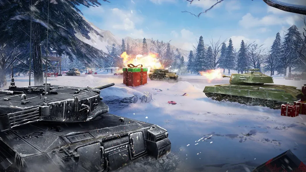 Furious Tank: War of Worlds (Фьюриус Танк) [МОД: Много денег, Монет и Все открыто] Screenshot 2