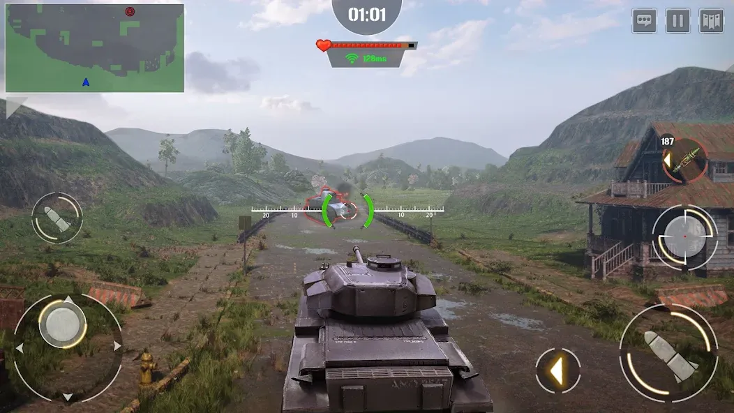 Furious Tank: War of Worlds (Фьюриус Танк) [МОД: Много денег, Монет и Все открыто] Screenshot 3