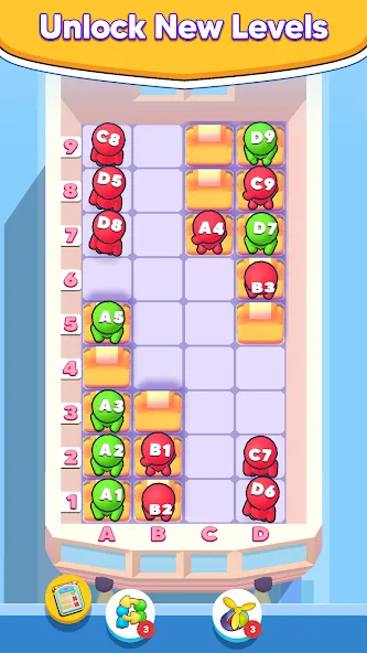 Seat Jam 3D (Сидение Джем 3D) [МОД: Меню, Бесконечные монеты и Открытые уровни] Screenshot 3