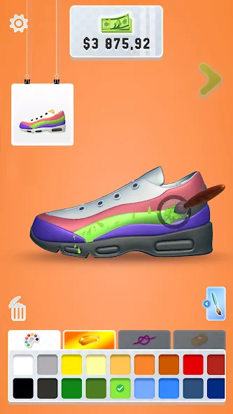 Sneaker Art! - Coloring Games [МОД: Много монет, Открытые уровни и Мега MOD] Screenshot 3
