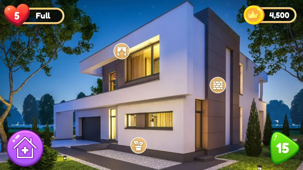 Home Renovation Games 2023 (Хоум Реновейшн Геймс 2023) [МОД: Меню, Бесконечные монеты и Открытые уровни] Screenshot 1
