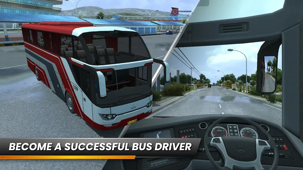 Bus Simulator Indonesia (Бус Симулятор Индонезия) [МОД: Много монет, Открытые уровни и Мега MOD] Screenshot 1