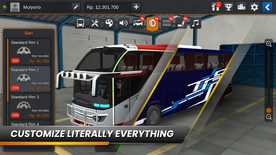 Bus Simulator Indonesia (Бус Симулятор Индонезия) [МОД: Много монет, Открытые уровни и Мега MOD] Screenshot 3