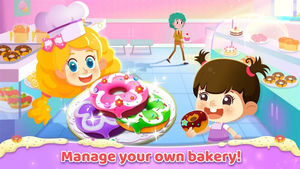 Little Panda: Sweet Bakery [МОД: Меню, Бесконечные монеты и Открытые уровни] Screenshot 1