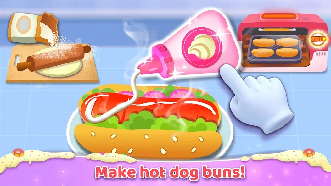 Little Panda: Sweet Bakery [МОД: Меню, Бесконечные монеты и Открытые уровни] Screenshot 4