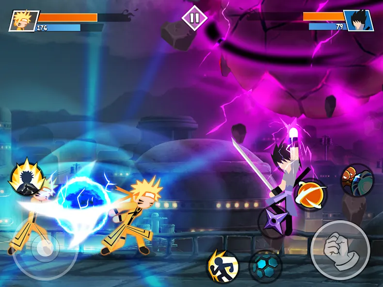 Stick Ninja Fight (Стикман Ниндзя Файт) [МОД: Деньги, Монеты и Меню MOD] Screenshot 5