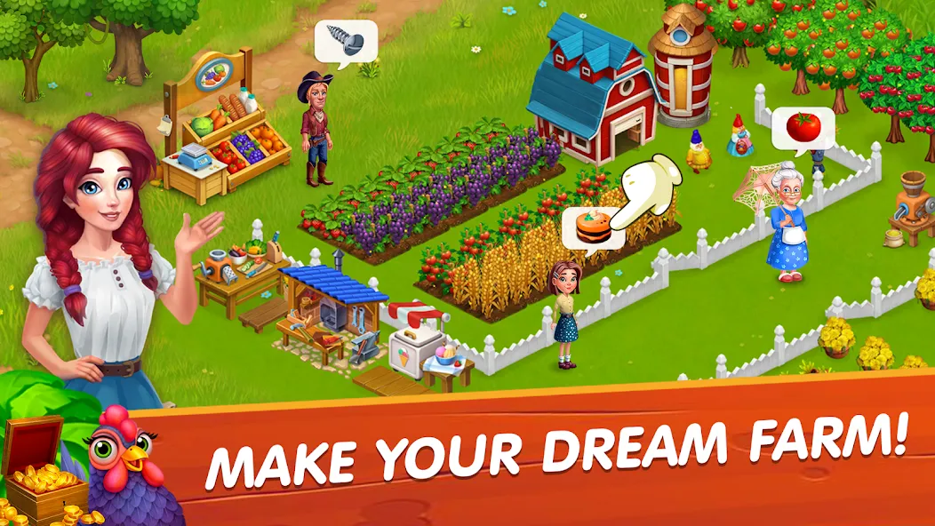 Farm Bay (ФармБей) [МОД: Много денег, Монет и Все открыто] Screenshot 3