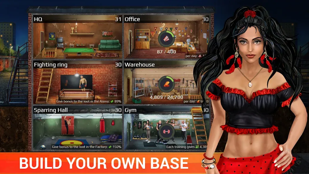 Gang Wars (Фанварс) [МОД: Все открыто, Дополнительные деньги и Меню MOD] Screenshot 3