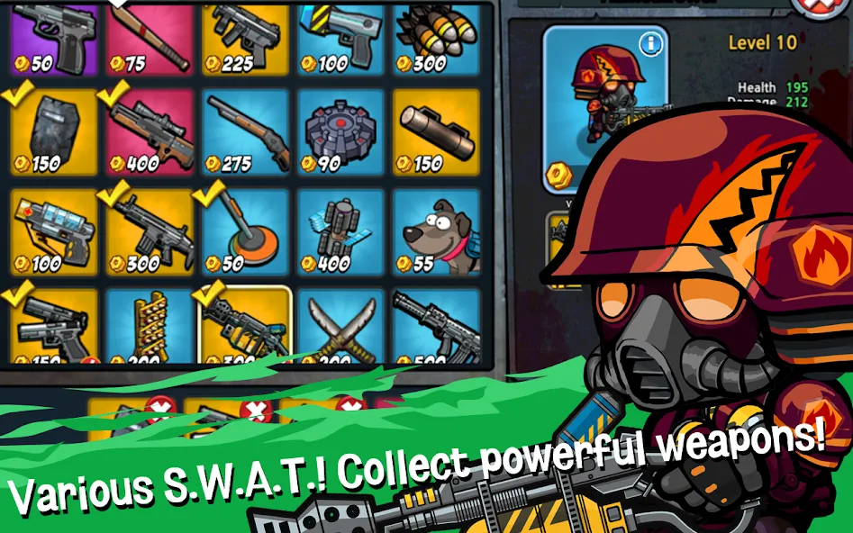 SWAT and Zombies Season 2 (СВАТ) [МОД: Деньги, Монеты и Меню MOD] Screenshot 2
