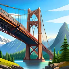 Скачать Bridgezz: Bridge Construction (Бриджзз) [МОД: Много монет, Открытые уровни и Мега MOD] | Взлом Bridgezz: Bridge Construction на Андроид