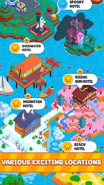 My Perfect Hotel (Мой идеальный отель) [МОД: Все открыто, Дополнительные деньги и Меню MOD] Screenshot 5