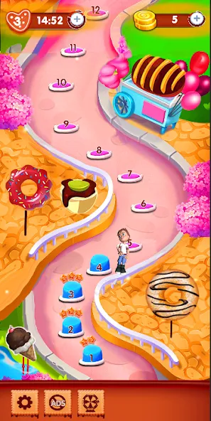 Candy Blast : candy love (Кэнди Бласт) [МОД: Меню, Бесконечные монеты и Открытые уровни] Screenshot 4